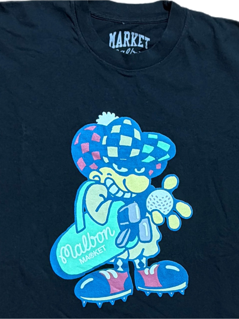 MARKET + MALBON Collab  Short-Sleeve Tee W/Malbon golf character size L